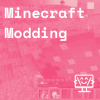 pink icon that says Minecraft Modding and Coder Kids icon